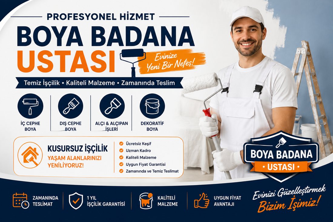 Armutlu boya badana ustası – profesyonel boyacı