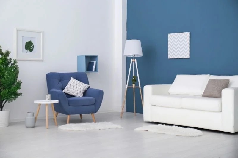 Armutlu salon iç cephe boyama örneği